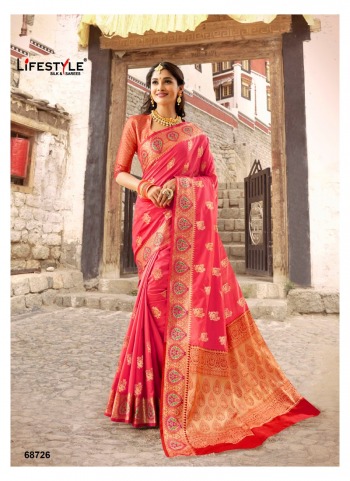 Lifestyle-Shivastu-vol-2-Lichi-Silk-Wedding-Saree-wholesale-Price-2