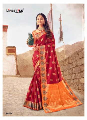 Lifestyle-Shivastu-vol-2-Lichi-Silk-Wedding-Saree-wholesale-Price-6