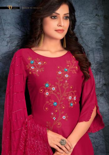 Lily and lali Muskan hand work Ethnic kurtis with pant and Dupatta