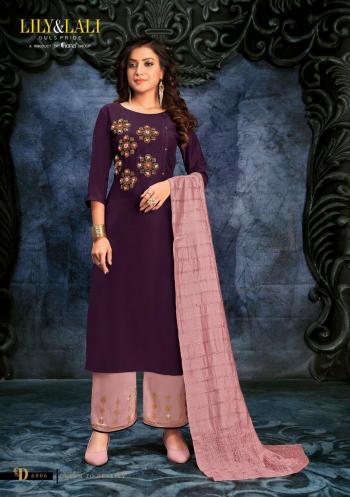 Lily and lali Muskan hand work Ethnic kurtis with pant and Dupatta