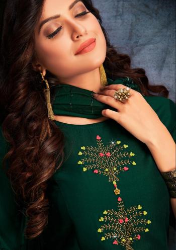 Lily and lali Muskan hand work Ethnic kurtis with pant and Dupatta