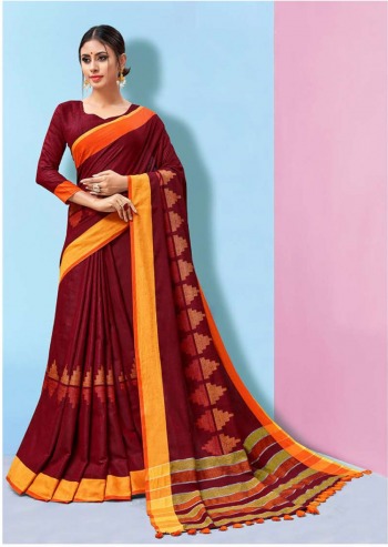 Linen Cotton saree buy wholesale Price