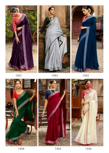 LT fabric Ananta Linen Saree wholesale Price