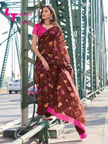 LT fabric Kaashi linen Saree wholesale price