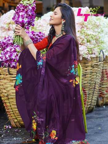 LT fabric Kaashi linen Saree wholesale price