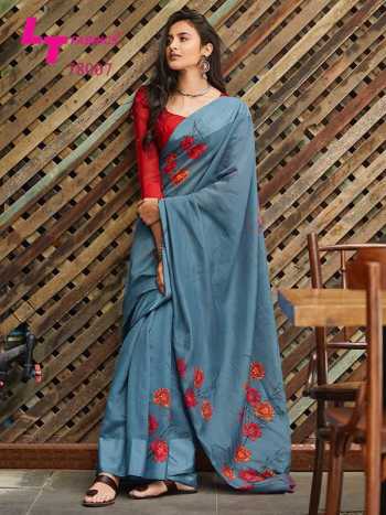 LT fabric Kaashi linen Saree wholesale price