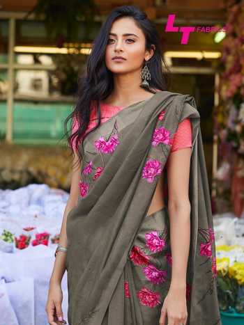 LT fabric Kaashi linen Saree wholesale price