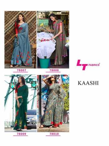 LT fabric Kaashi linen Saree wholesale price