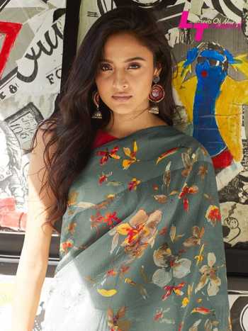 LT fabric Kaashi linen Saree wholesale price