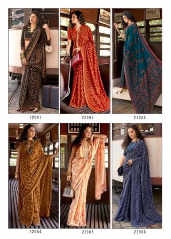 LT fabric Moksha Linen Brasso Saree catalog Wholesaler