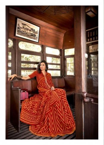 LT fabric Moksha Linen Brasso Saree catalog Wholesaler