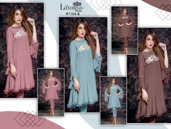 Luxuria Georgette party wear suits with Pant catalog