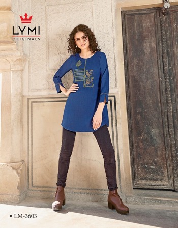 Lymi Artwork Rayon Western Tops Wholesaler