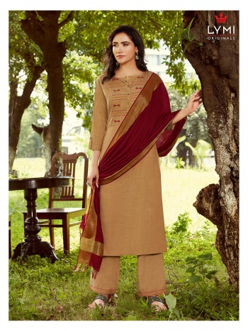 Lymi majestic rayon embroidered daily wear kurtis with palazzo and dupatta