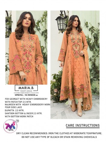 M3 Fashion maria B Night Angel Pakistani Suits catalog