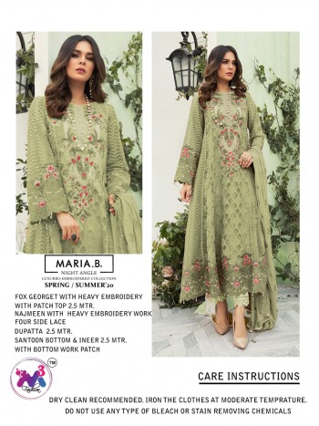 M3 Fashion maria B Night Angel Pakistani Suits catalog