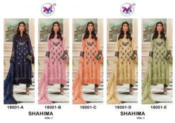 M3 Fashion Shahima vol 1 Georgette pakistani Suit catalog