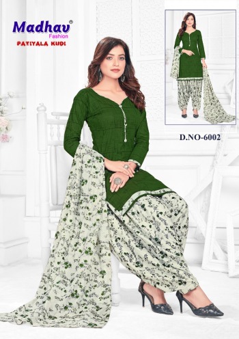 Madhav Patiyala Kudi vol 6 Cotton Patiyala dress wholesaler