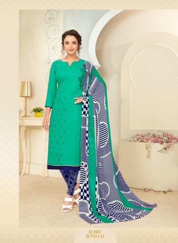 Maher vol 57 cotton churidar dress material catalog