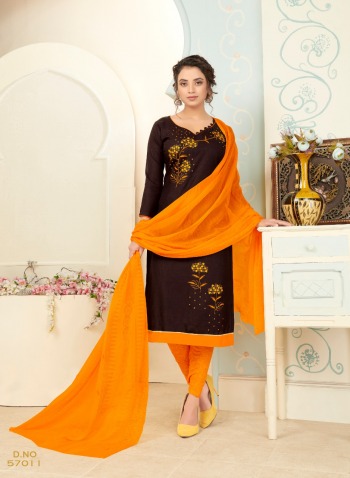 Maher vol 57 cotton churidar dress material catalog