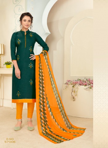 Maher vol 57 cotton churidar dress material catalog