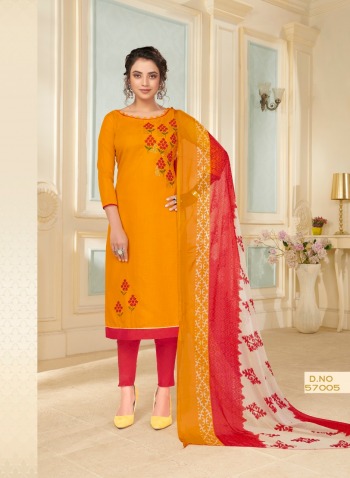 Maher vol 57 cotton churidar dress material catalog