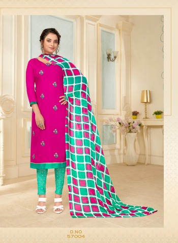 Maher vol 57 cotton churidar dress material catalog