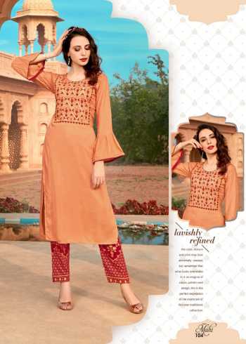 Mahi vol 1 Kurtis with Pant catalog wholesaler