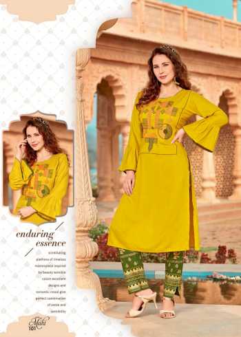 Mahi vol 1 Kurtis with Pant catalog wholesaler