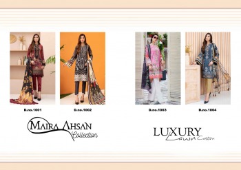 Maira Ahsan  Luxury Lawn Pakistani Suits catalog wholesaler