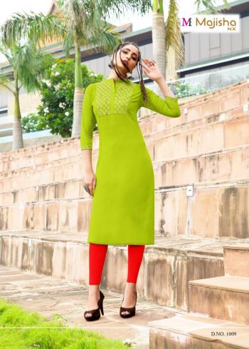 Majisha nx Apple vol 1 Rayon casual wear kurtis Wholesaler