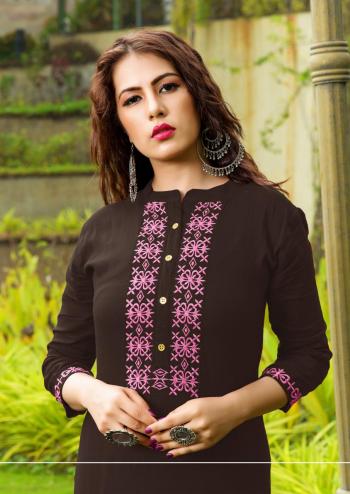 Majisha nx Apple vol 1 Rayon casual wear kurtis Wholesaler