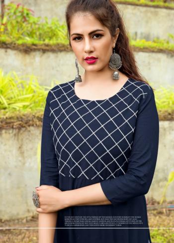 Majisha nx Apple vol 1 Rayon casual wear kurtis Wholesaler