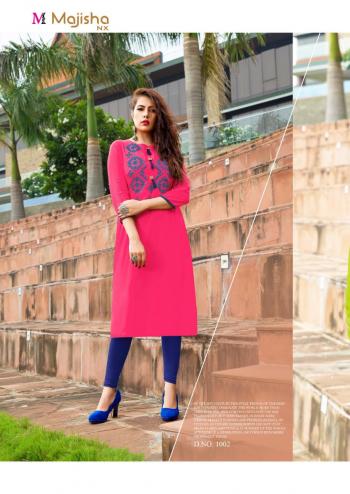 Majisha nx Apple vol 1 Rayon casual wear kurtis Wholesaler