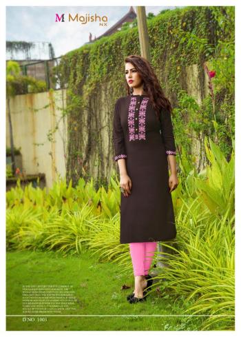 Majisha nx Apple vol 1 Rayon casual wear kurtis Wholesaler