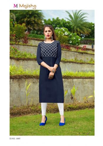 Majisha nx Apple vol 1 Rayon casual wear kurtis Wholesaler