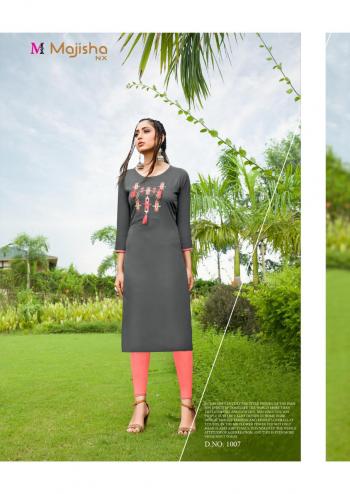 Majisha nx Apple vol 1 Rayon casual wear kurtis Wholesaler