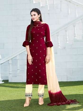 Manas Delight vol 2 kurtis with pant and Dupatta catalog