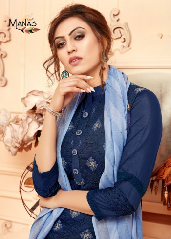 Manas Lucknowir vol 2 Kurtis with palazzo catalog wholesaler