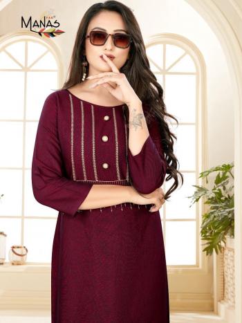 Manas Priyal vol 7 Rayon Casual wear kurtis wholesaler