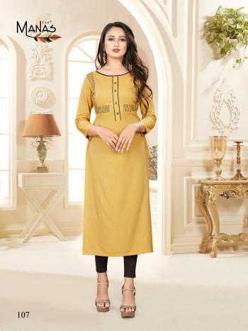 Manas Priyal vol 7 Rayon Casual wear kurtis wholesaler