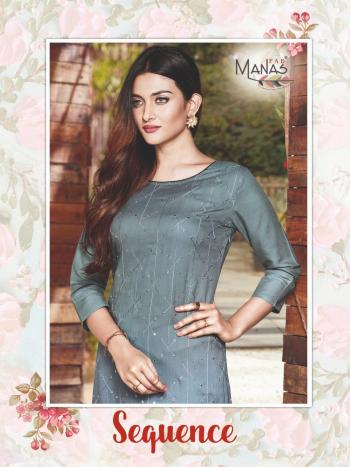 Manas Sequence Rayon daily wear kurtis catalog wholesaler