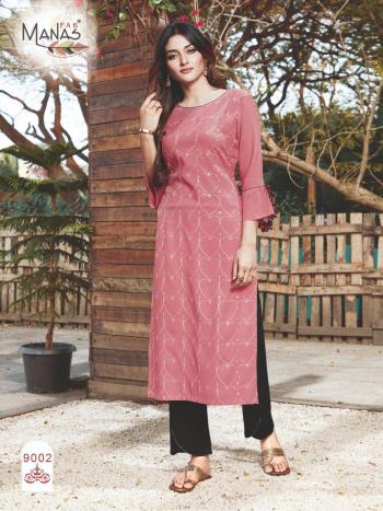 Manas Sequence Rayon daily wear kurtis catalog wholesaler