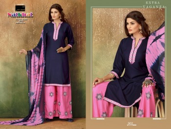 Manjeer Natkhat rayon kurtis with palazzo catalog