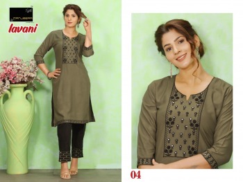 Manjeera Lavani kurtis with pant wholesaler