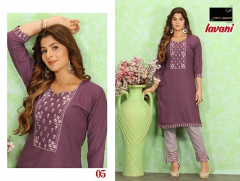 Manjeera Lavani kurtis with pant wholesaler