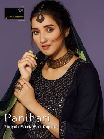 Manjeera Panihari Readymade patiyala Dress