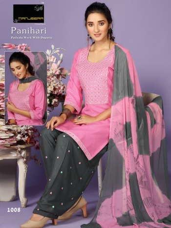 Manjeera Panihari Readymade patiyala Dress