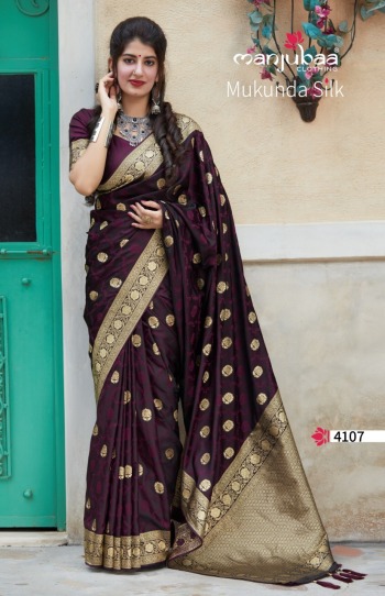 Manjuba Mukunda Silk Wedding Satee wholesale Price