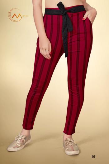 Mansi Fashion Lycra Stretchable Pant wholesale Price